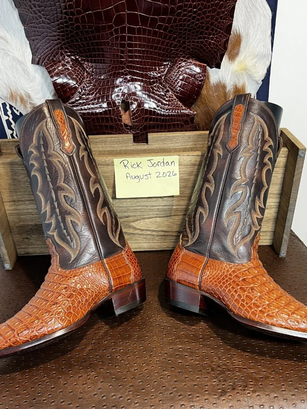 Nocona Nile Hornback Cowboy Boots in Men's 10D/10.5D *READ*
